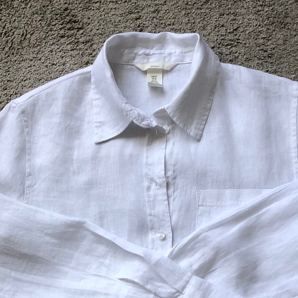 H&M 100% Linen Shirt.NWOT. - Picture 2 of 2